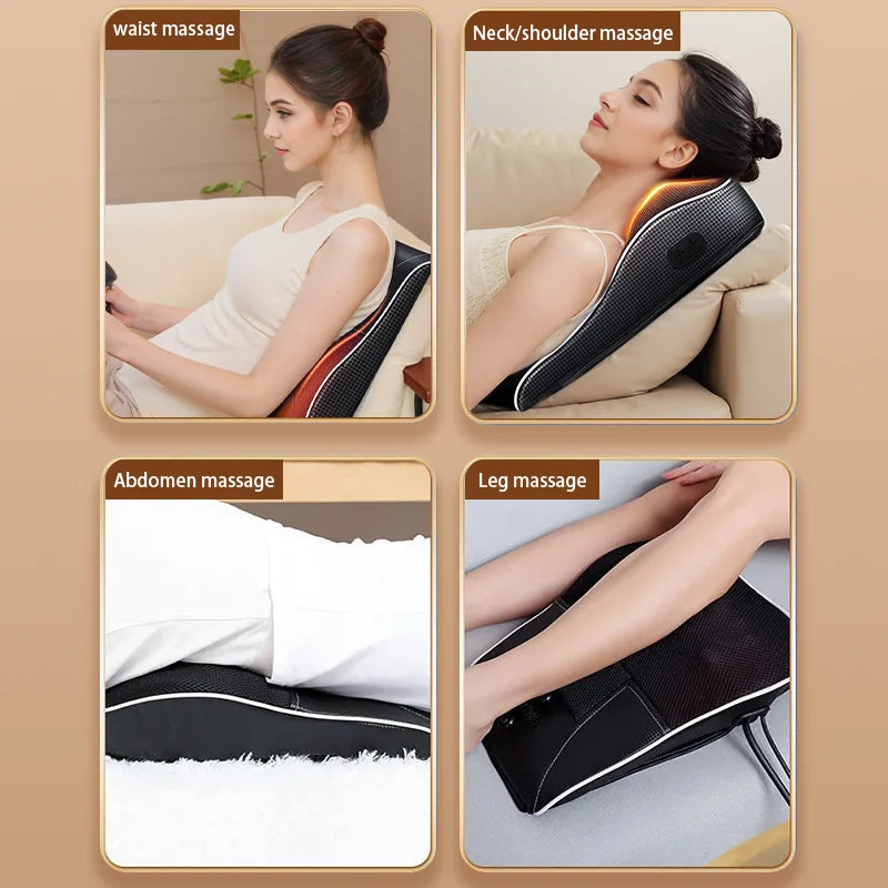 ShiatsuRelief 20-Head Massage Pillow
